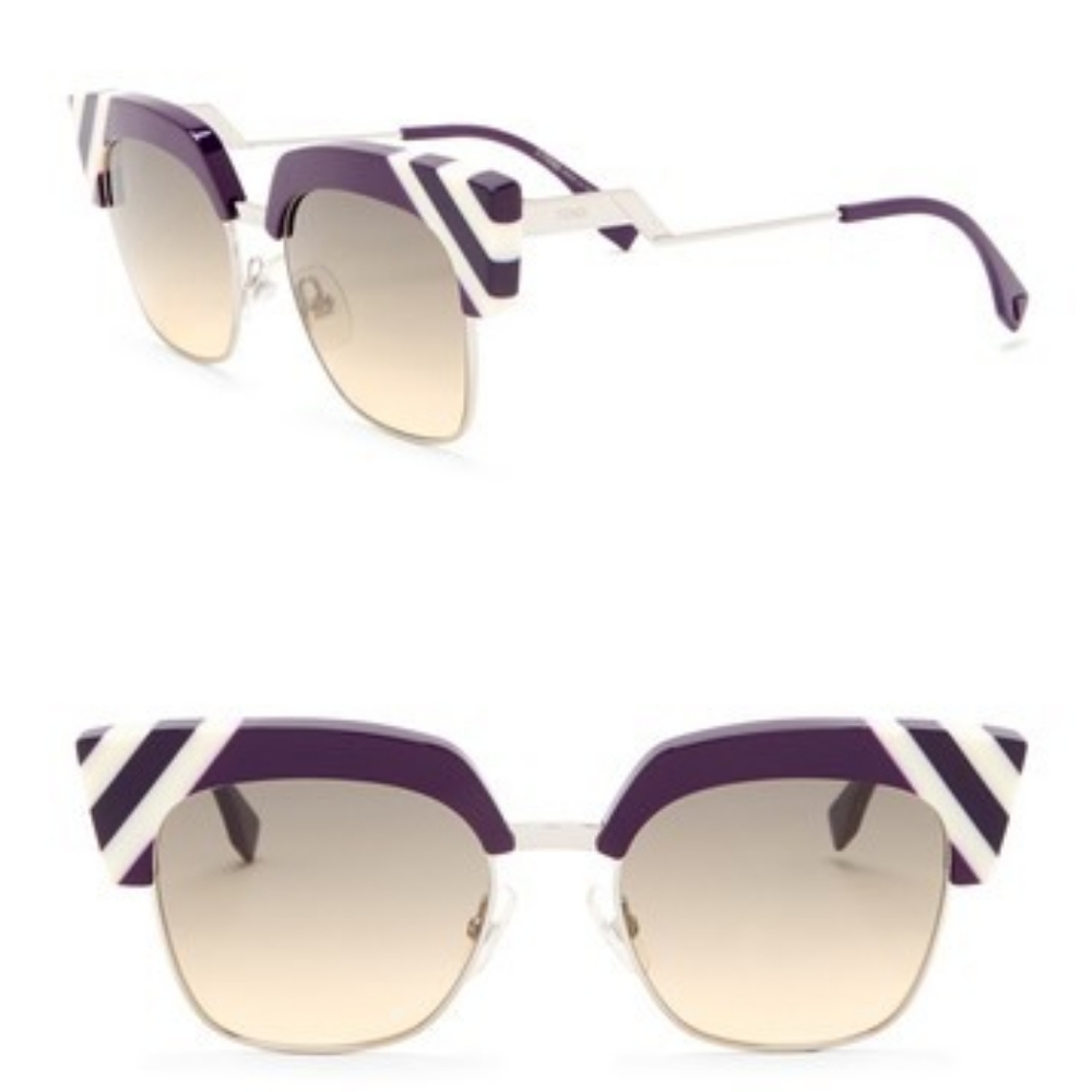 Fendi modified square 50mm Sunglasses